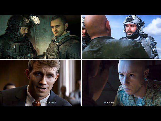 All Betrayal Scenes (Ivan, Yuri, Graves, Shepherd) - Call Of Duty Modern Warfare 3 2023