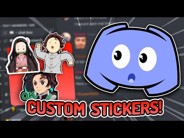 How to Create STICKERS for Your Discord Server!