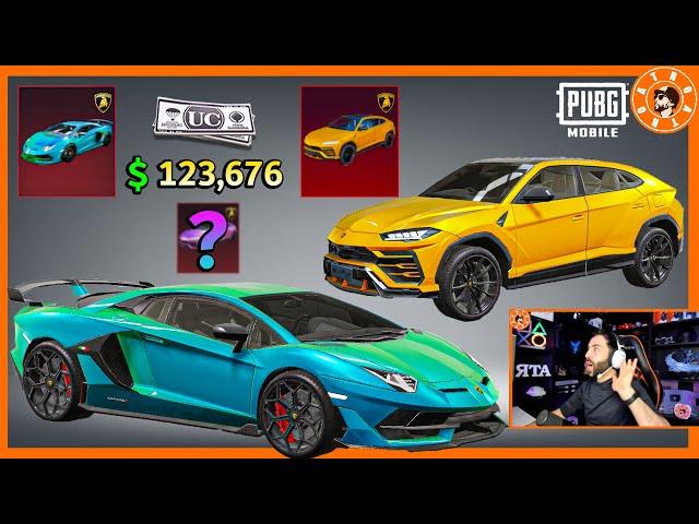 New PUBG Lamborghini SPIN ($123,676) UC  PUBG MOBILE