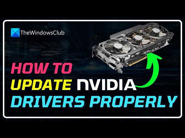 How to update NVIDIA Graphics Drivers on Windows 11/10 || Install & Update NVIDIA Driver [Tutorial]