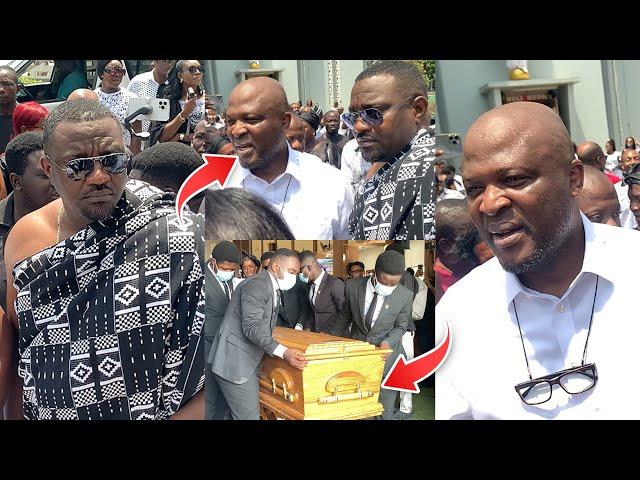 John Dumelo Couldn’t Control his Tears after his Father’s Body Was Carried with Ibrahim Mahama