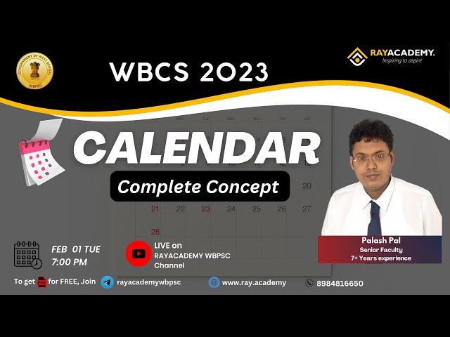 Calendar Reasoning | Complete Concept in One Class | RAYACADEMY