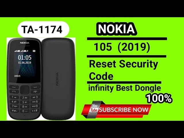 Nokia 105 2019 {TA 1174 Reset security code Boot key  # Done 100% by infinity BEST Dongle