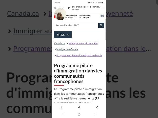 Programme pilote d'immigration dans les communautés francophones. Est ce vraiment Facile ?