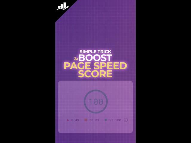 Simple Trick To Boost Core Web Vitals & Google Pagespeed Insights Score