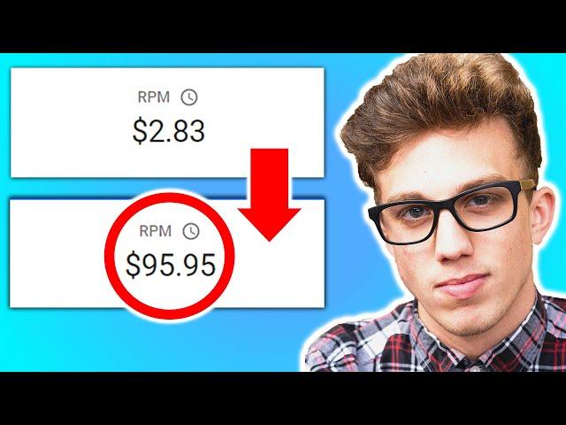 How To Increase your YouTube CPM & RPM REVENUE! ($79 CPMs)