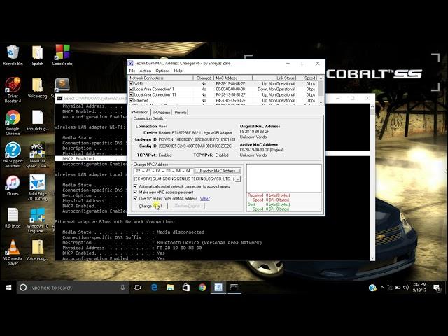 How To Change WiFi MAC Adress On Windows