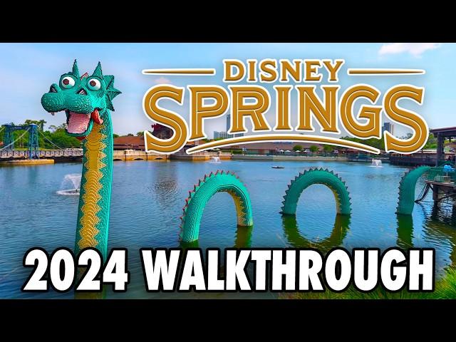 Disney Springs 2024 Walkthrough at Walt Disney World [4K POV]