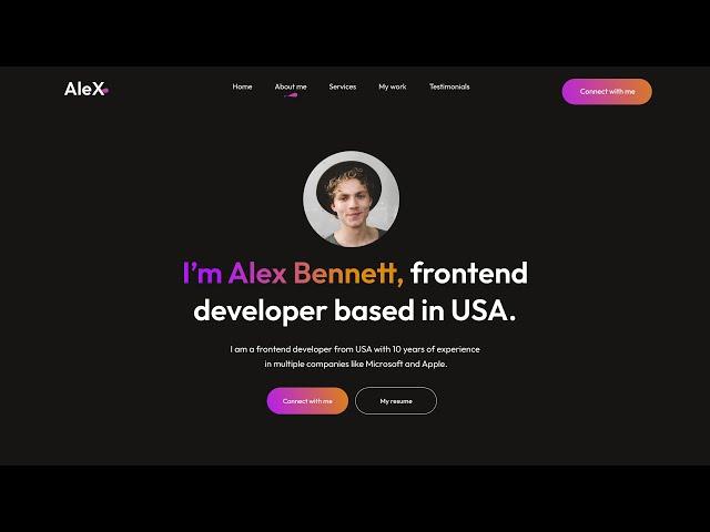 How To Create Portfolio Website In React JS | Complete React JS Website Project Tutorial 2024