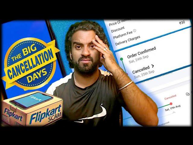 Flipkart Cancelling All Orders - Big Cancellation Day Sale