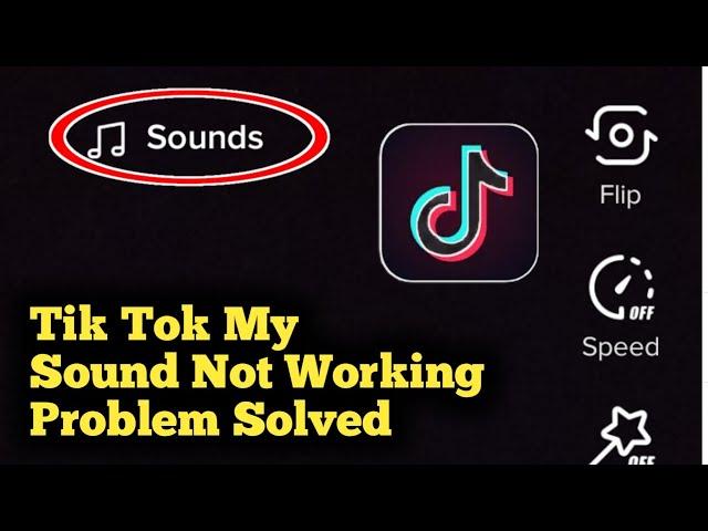 Fix Tik Tok My Sound All Problem Solved 2024