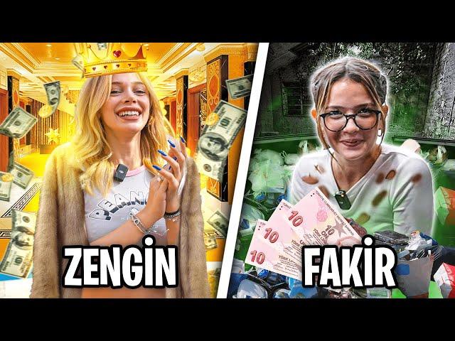 ZENGİN VS. FAKİR BİR GÜN GEÇİRMEK ! w/@YarenAlaca