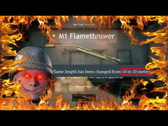 The M1 Flamethrower Experience | Enlisted