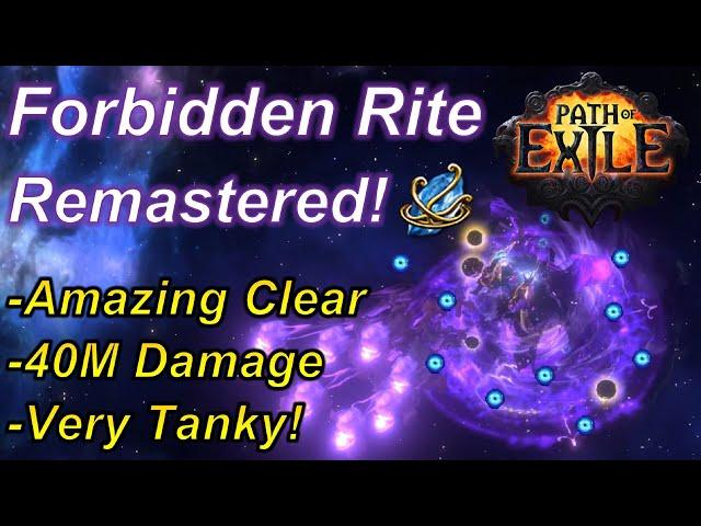 [3.24] The Best Forbidden Rite build Returns! (Tanky + 40M damage) - Path of Exile Best Build