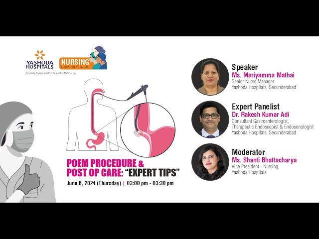 Topic: POEM Procedure & Post Op Care: Expert Tips | Yashoda Hospitals Hyderabad