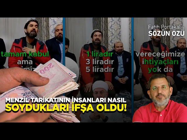 MENZİL TARİKATININ İNSANLARI NASIL SOYDUKLARI İFŞA OLDU!