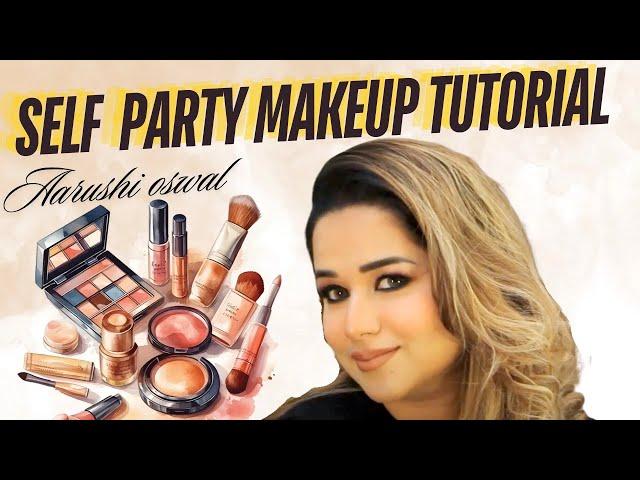 How to do SELF PARTY MAKEUP || Step by step tutorial || Product details || Easy to do for beginners