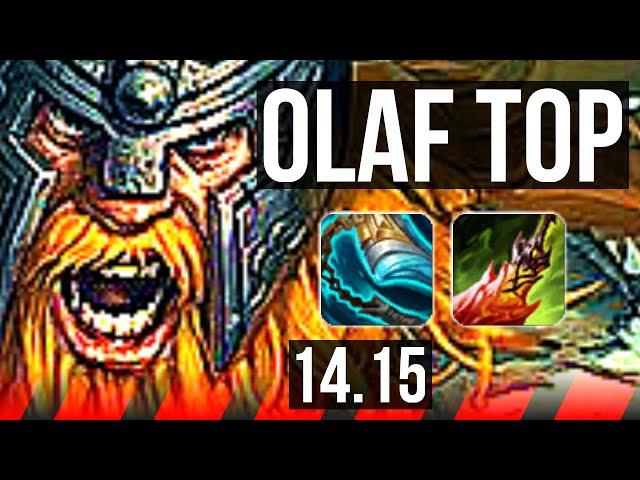 OLAF vs PANTHEON (TOP) | 8/1/3, Legendary, 800+ games | EUW Grandmaster | 14.15