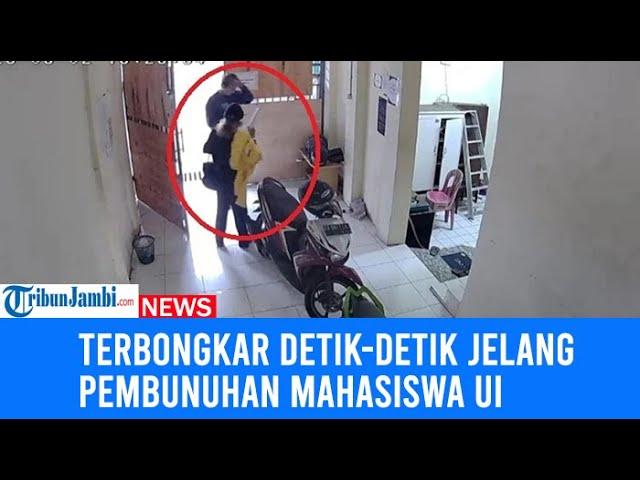 Viral Rekaman CCTV Detik-detik Sebelum Mahasiswa UI Habisi Adik Kelasnya