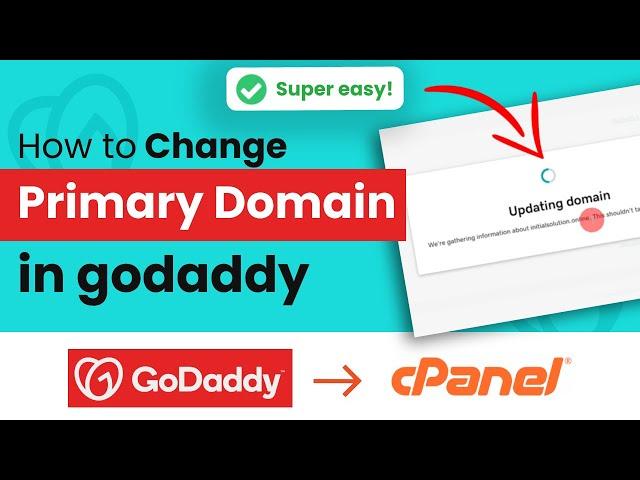 How to change primary domain in godday cPanel 2024 | Initial Solution