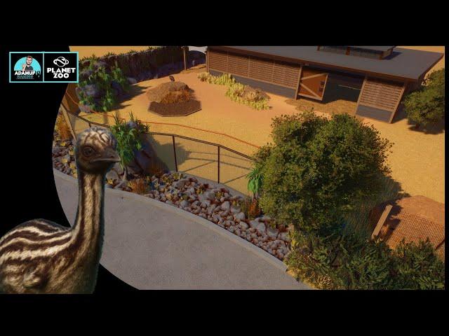 Planet Zoo: Emu Habitat Build | Grasslands Pack |