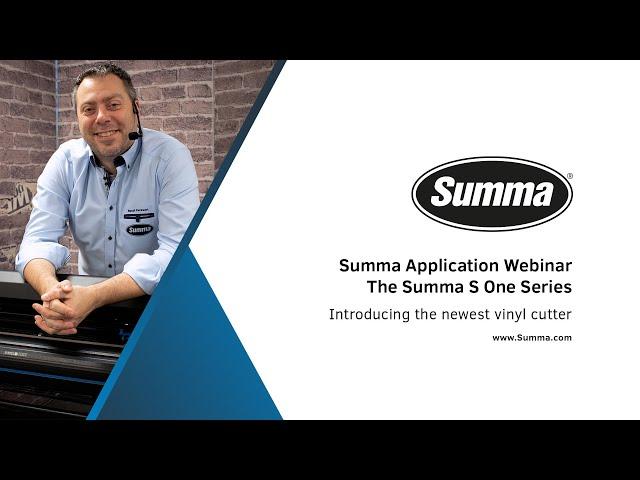 1. Features of the S One Series / Summa S One Webinar