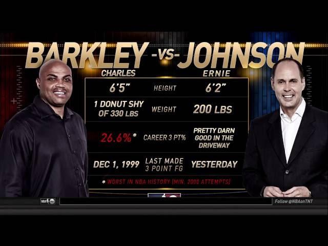 Inside the NBA: Barkley vs. Johnson 3 Point Contest | Inside the NBA | NBA on TNT