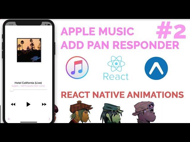 #2 Apple Music UI Pan Animation | React Native