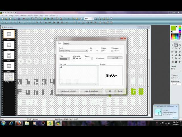 How to make a font for GTA San Andreas | By scorpion