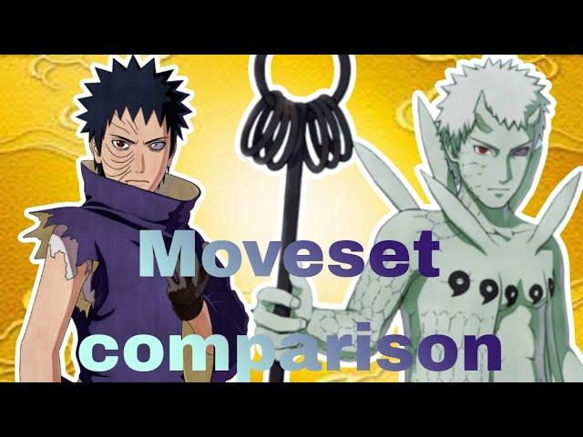 Shinobi Striker | Obito Uchiha & Obito (Ten Tails) Moveset comparison