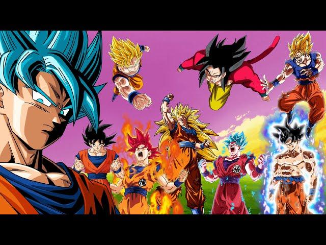 All of Goku's Transformations