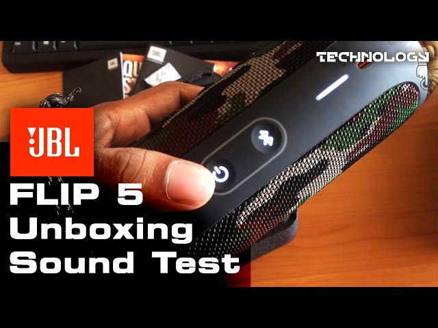 JBL Flip 5 - Unboxing & Sound Test (camouflage)