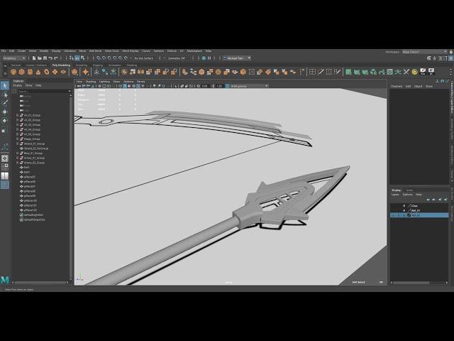 Legendary Item Arrow (3d modeling work in progress).