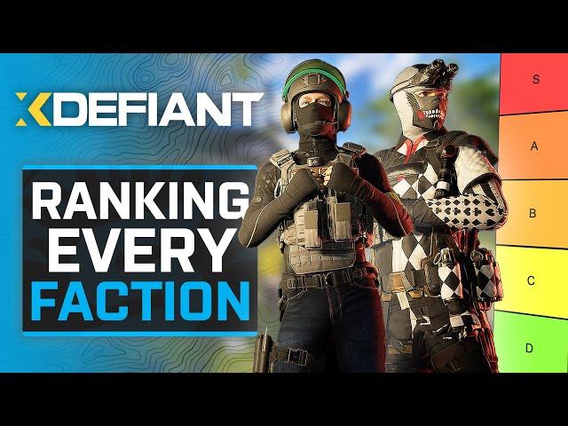 RANKING every XDefiant FACTION from Best to Worst in Season 1...