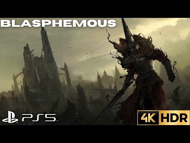 Blasphemous Walkthrough Gameplay #1 | PS5, PS4 | 4K HDR | Blaspheming Metroidvania