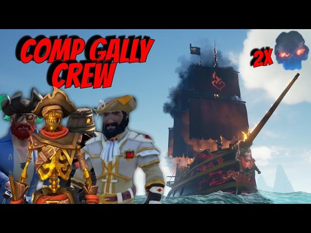 The most "comp" gally crew you've ever seen and 2 FOTD steals | Sea of Thieves