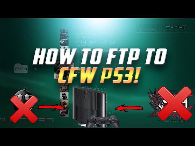 How to FTP from your PC to your Jailbroken PS3 without Rebug Toolbox or Multiman!