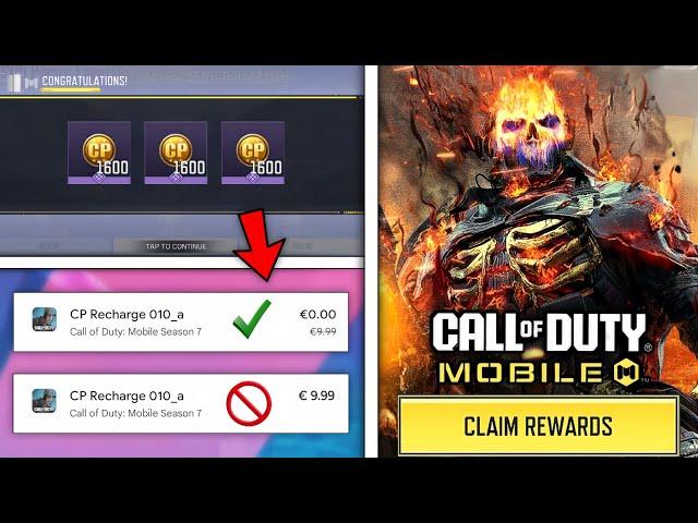 How To GET FAST 1600 FREE COD POINTS IN COD MOBILE With Google Play!