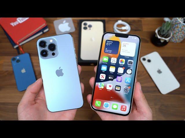 Apple iPhone 13 Pro Unboxing: iPhone 13 Pro Max vs 13 Pro!