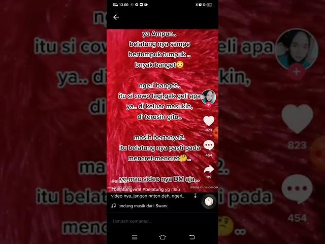 Video viral BELATUNG Menjijikkan