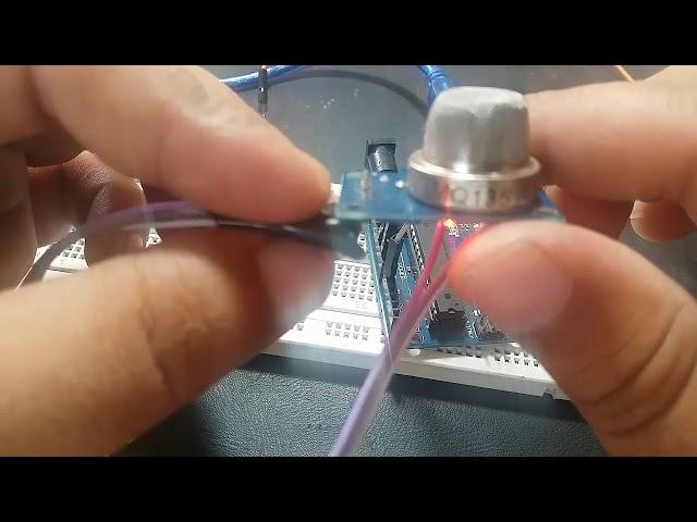 MQ135 gas sensor interfacing with Arduino