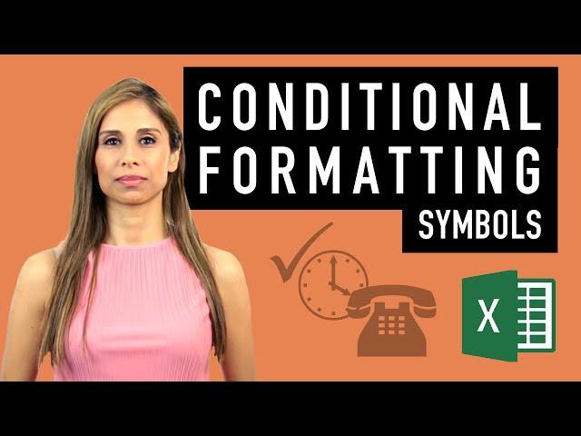 Excel Conditional Formatting with Symbols and Icons (for better reports)