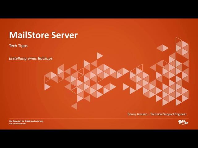 Tech Tipps: Erstellung eines Backups