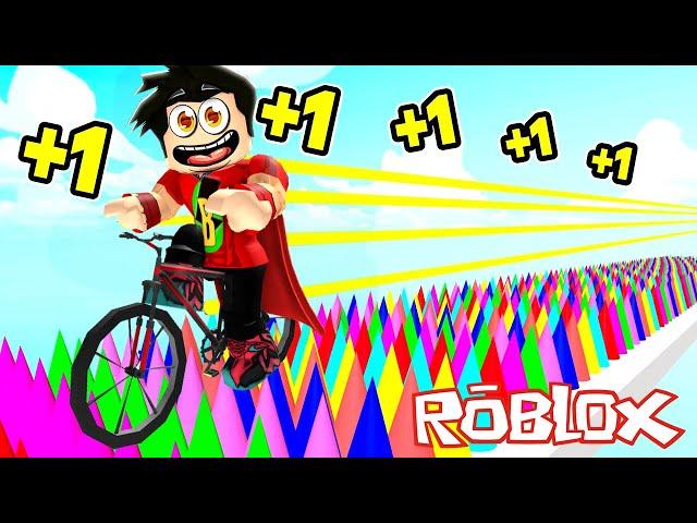 HER SANİYE HIZLANIYORUM AMA BİSİKLET İLE  Roblox Every Second You Get +1 Speed But You’re On a Bike