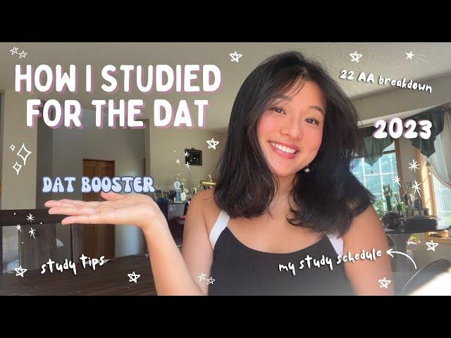 2023 HOW I STUDIED FOR THE DAT IN 6 WEEKS!!! + DATBOOSTER discount code