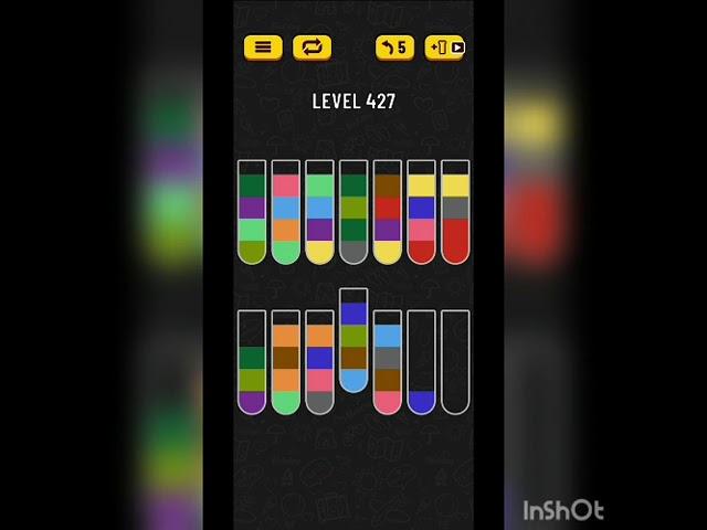 Water sort puzzle level 427