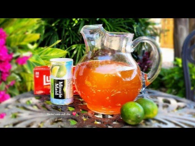 My Favorite Limeade Iced Tea // Easy Step by Step