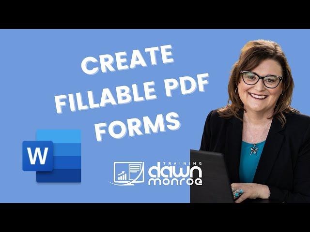 Create Fillable Forms beginning with Microsoft Word and transitioning into PDF | Request Signatures