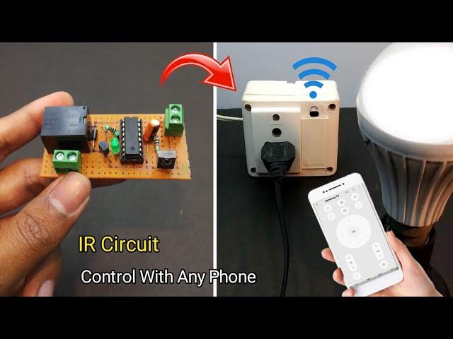 How To Make Mobile Control IR Circuit | DIY Remote Control Module