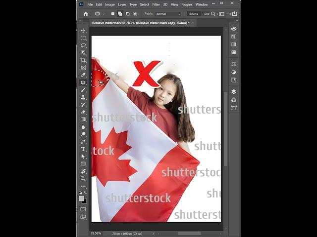 Use Color Range to Remove Watermark in Photoshop